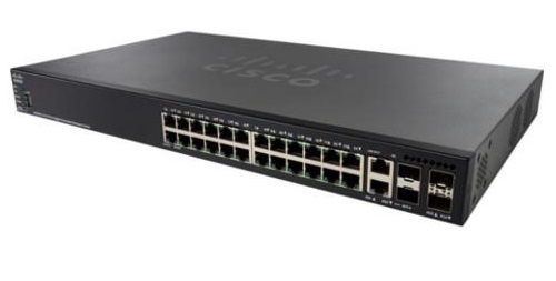 Комутатор Cisco SG550X-24P 24-port Gigabit PoE Stackable Switch