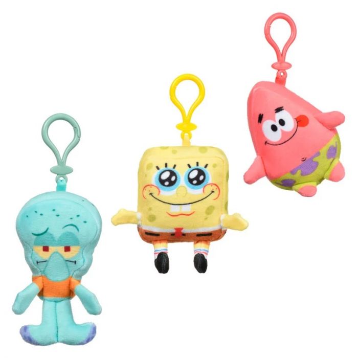 М'яка ігрaшка-брелок SpongeBob Mini Key Plush SpongeBob в ассорт.
