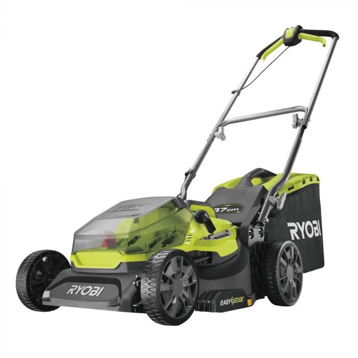 Ryobi Газонокосарка ONE+ RY18LM37A-140 18В 1х4.0А/г, 37см EasyEdge, 25-70 см, 45л, мульчування