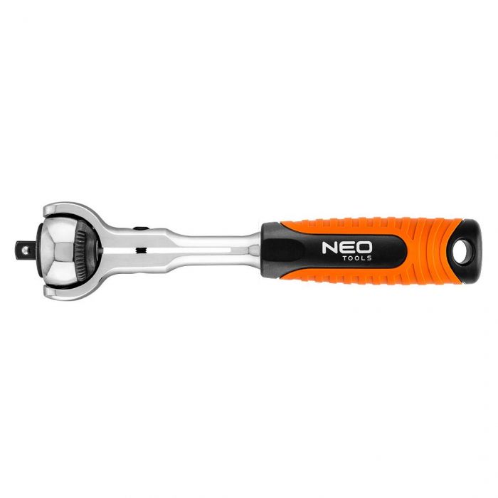 Ключ Neo трещеточний 1/4 ", 360 °, 72 зубця