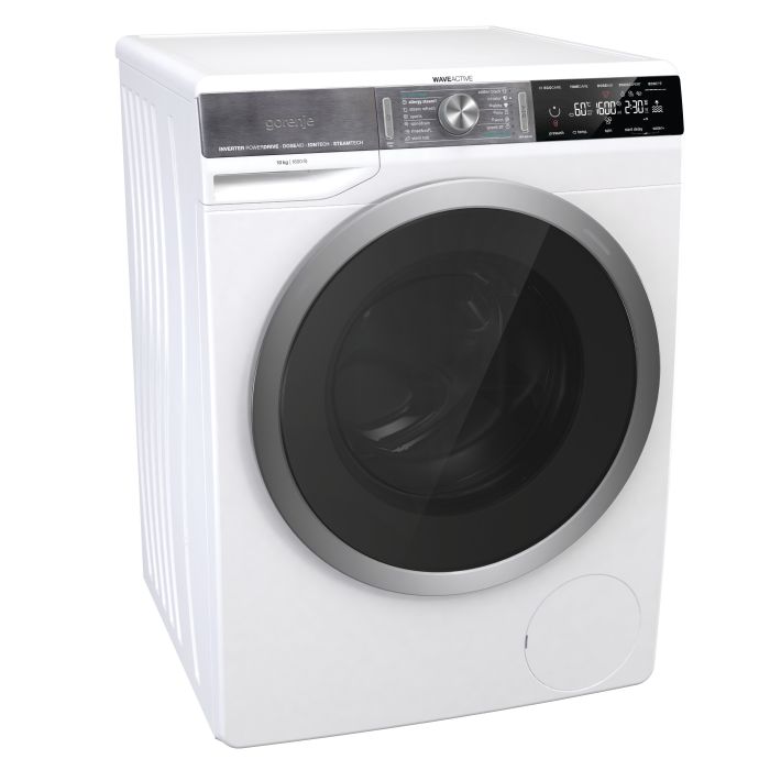 Пральна машина з фронт. завантаж. Gorenje WS168LNST , 10кг, 1600, A+++, глибина 61см, Дисплей, Білий