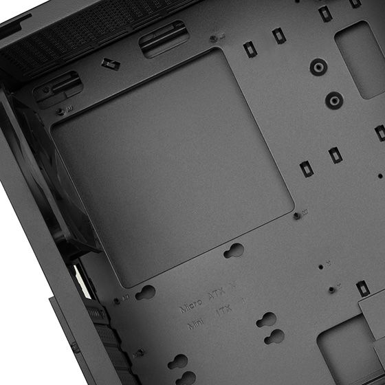 Корпус SilverStone PRECISION PS15B-RGB, MiniT,USB3.0 Type-Ax2,2x120мм ARGB,1x120мм,скло(бічна панель),без БЖ,чорний