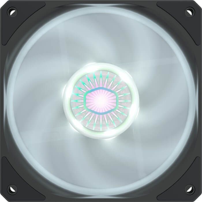 Корпусний вентилятор Cooler Master SickleFlow White LED, 120mm, 650-1800rpm, 4pin PWM, 27dBa