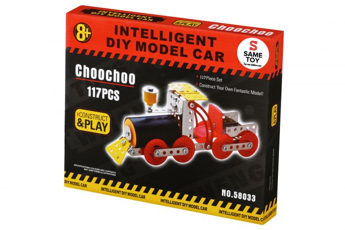 Конструктор металевий Same Toy Inteligent DIY Model Car Потяг 117 ел. 58033Ut