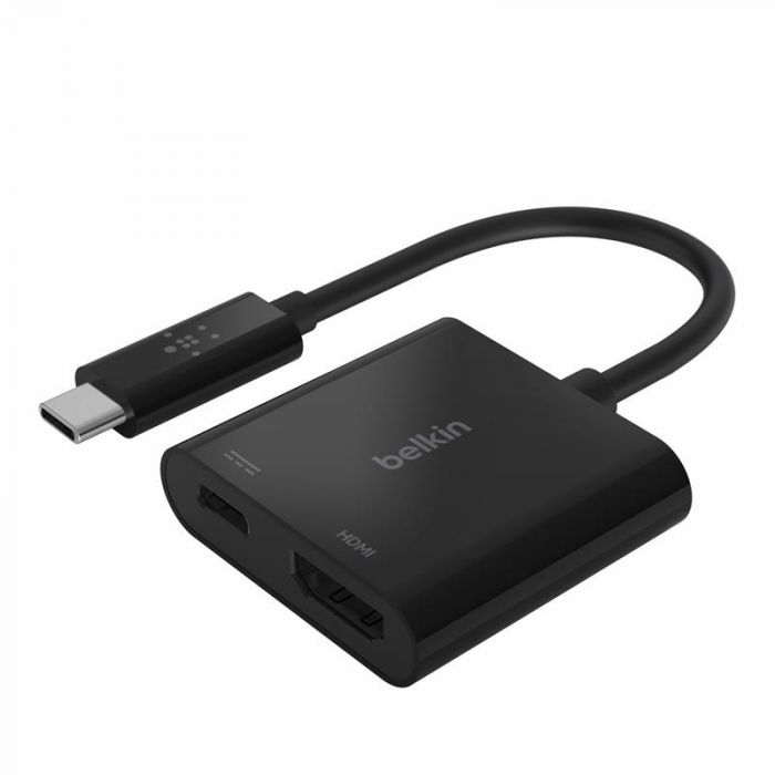 Адаптер Belkin USB-C - HDMI 60W PD, black
