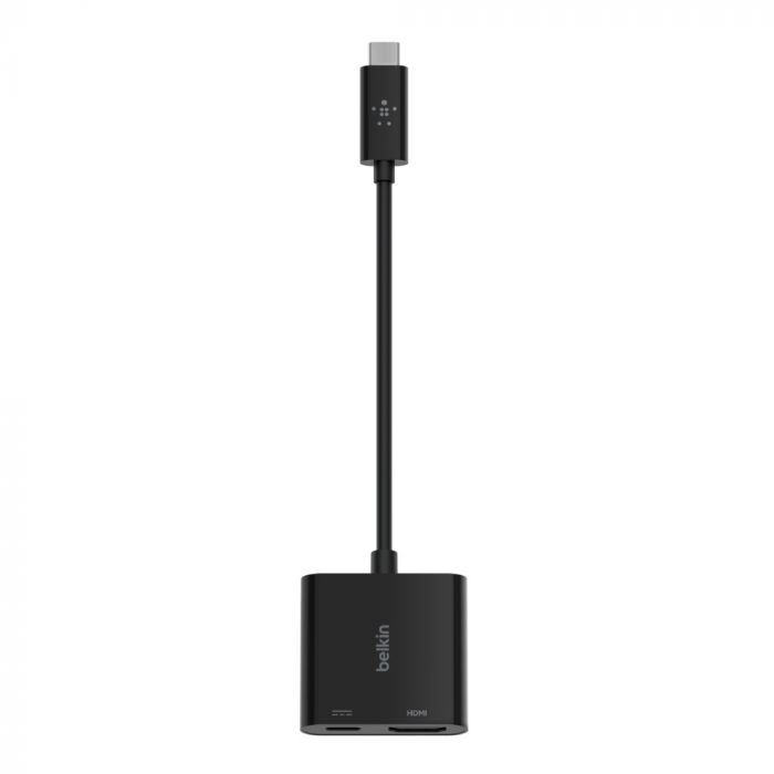 Адаптер Belkin USB-C - HDMI 60W PD, black