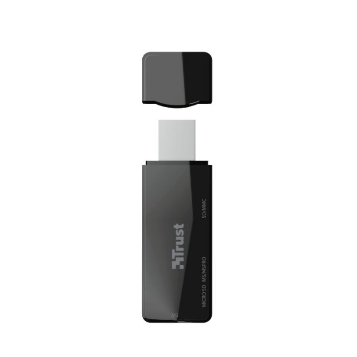 Картридер Trust Nanga USB 2.0 BLACK