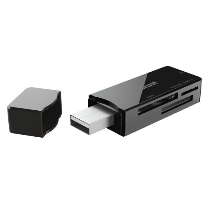 Картридер Trust Nanga USB 2.0 BLACK