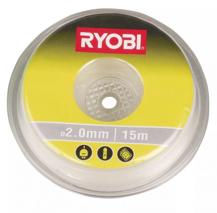 Волосінь для тримера Ryobi RAC102 2.0мм 15м біла