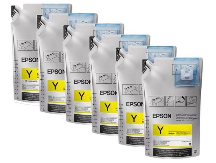 Чорнила Epson для SC-F6300 UltraChrome DS Yellow (1,1Lx6packs)