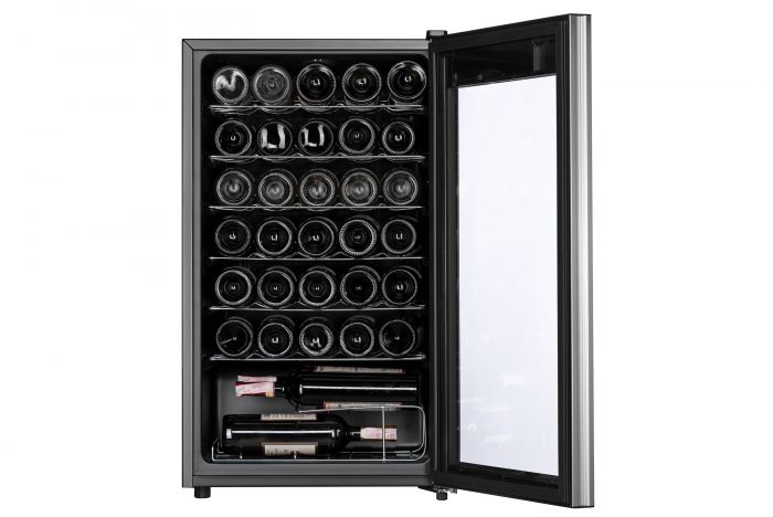 Холодильник для вина ARDESTO WCF-M34, 84.2см, 1 дв., Холод.відд. - 93л, ST, Темп.зон - 1, Чорний