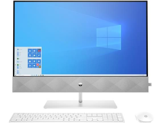 Персональний комп'ютер-моноблок HP Pavilion 27QHD/Intel i7-10700T/16/512F/NVD1650-4/kbm/W10/White