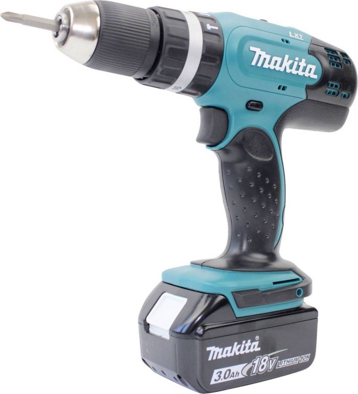 Шуруповерт Makita LXT DHP453RFX8 ударний, 18В, 3.0 Ач