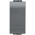 Bticino заглушка 1 модуль антрацит