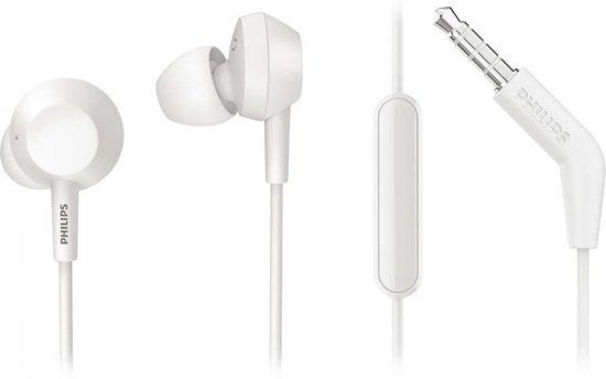Навушники Philips TAE4105 In-ear Mic Білий