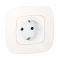 Legrand Розумна розетка 2К + З (Valena Allure with NETATMO)[Перловий]