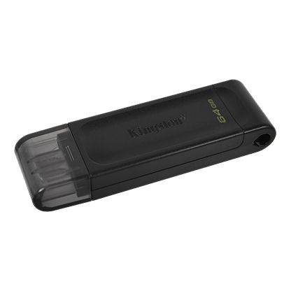 Накопичувач Kingston   64GB USB-C 3.2 Gen 1 DT70