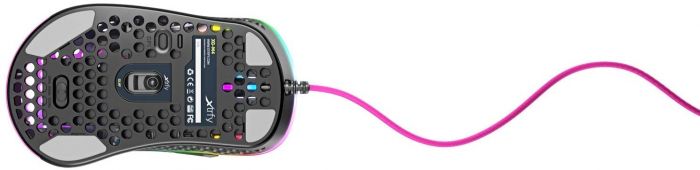 Миша Xtrfy M4 RGB USB Pink