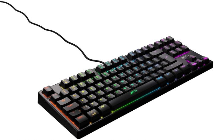 Ігрова клавіатура Xtrfy K4 TKL RGB Kailh Red UA, Black