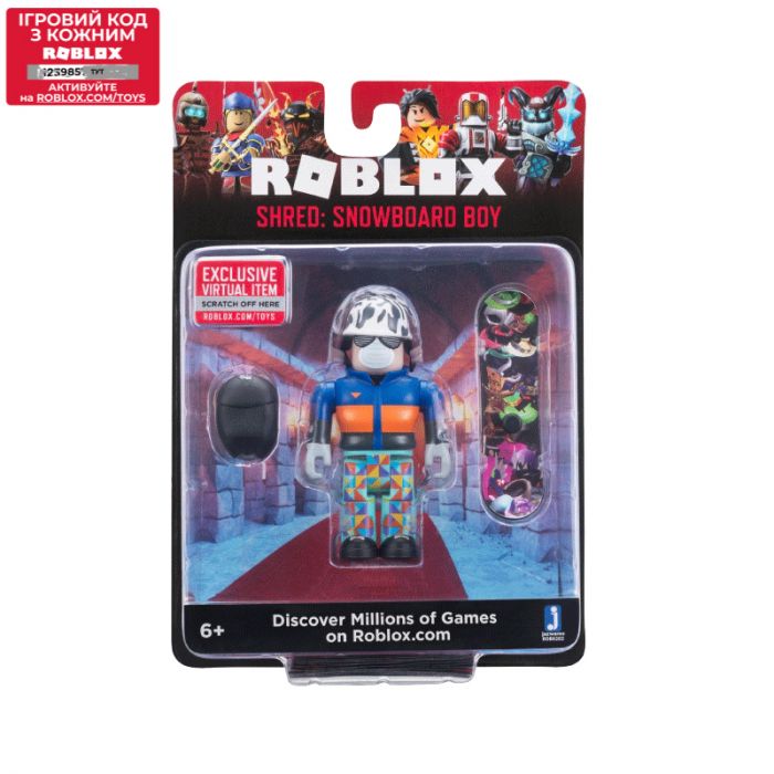 Ігрова колекційна фігурка Jazwares Roblox Core Figures Shred: Snowboard Boy W6