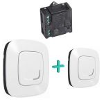 Valena Allure with NETATMO. Набір упр. освітленням. Мікро.реле+2бездротових вимикача. Білий