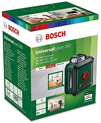 Нівелір лазерний Bosch UniversalLevel 360 Set +TT150, діапазон± 4°, ± 0.4 мм на 30 м до 24 м, 0.56 кг