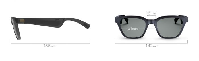 Аудіо окуляри Bose Frames Alto, розмір S/M, Black