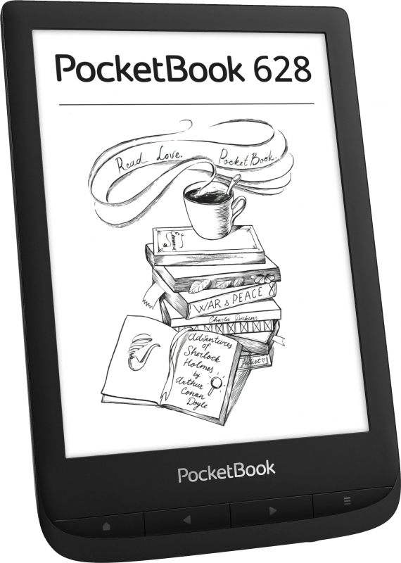 Електронна книга PocketBook 628, Ink Black