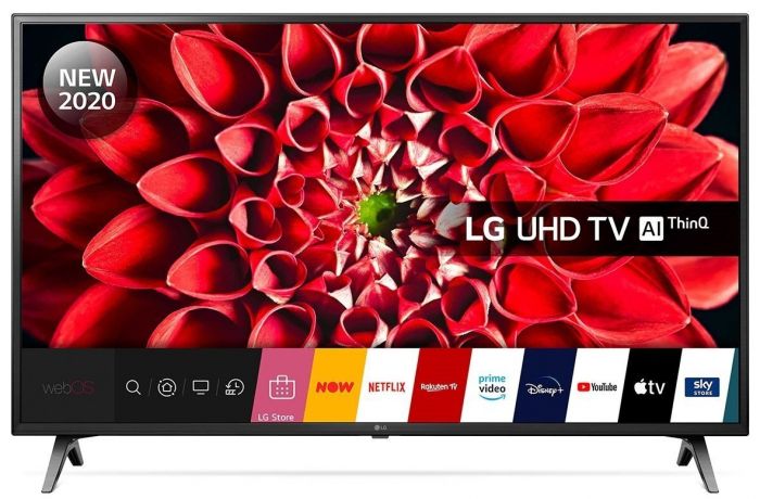 Телевiзор 49" LED 4K LG 49UN71006LB Smart, WebOS, Black