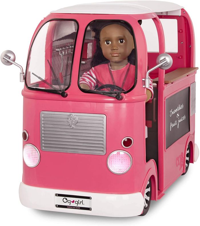 Транспорт для ляльок Our Generation Продуктовий фургон рожевий BD37969Z