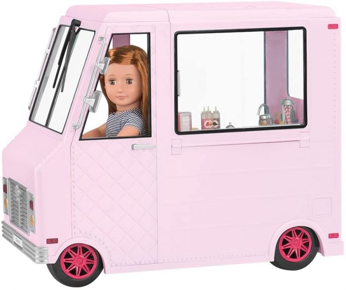 Транспорт для ляльок Our Generation Фургон з морозивом та аксесуарами, рожевий BD37363Z