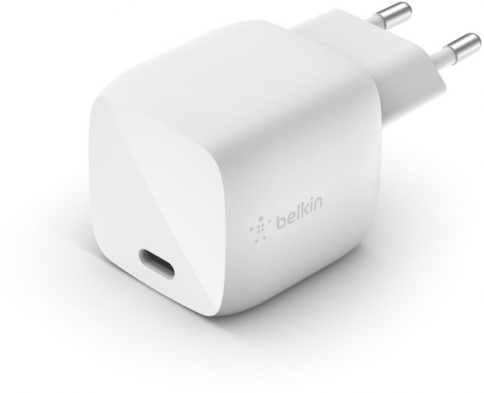 Мережевий ЗП Belkin GAN (30W) USB-С, white