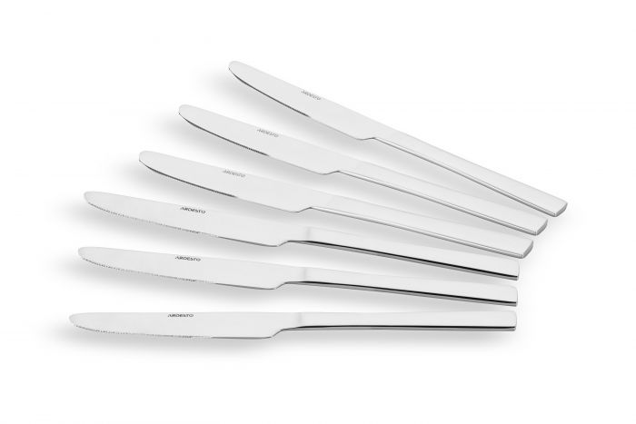 Набір столових ножів Ardesto Gemini Como 6 пр., нержавіюча сталь
