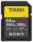 Карта пам'яті Sony 64GB SDXC C10 UHS-II U3 V90 R300/W299MB/s Tough