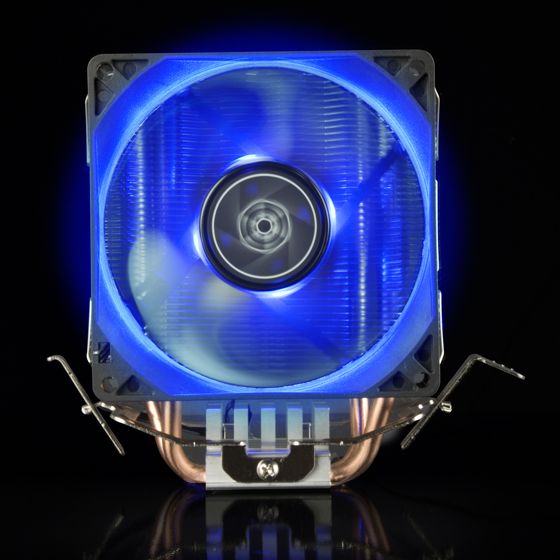 Процесорний кулер SilverStone KRYTON KR03,LGA775, 115x, 1366, 1200, FM1(2), AM3(+),AM2(+),AM4,92мм Blue LED,TDP 65W