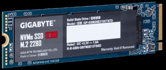 Накопичувач SSD GIGABYTE M.2 1TB PCIe 3.0