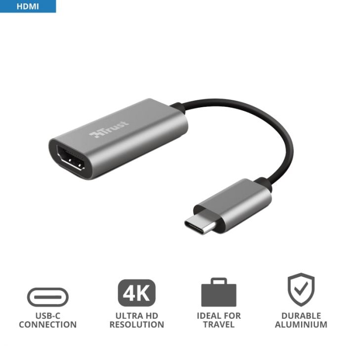 Перехідник Trust Dalyx USB-C to HDMI Adapter