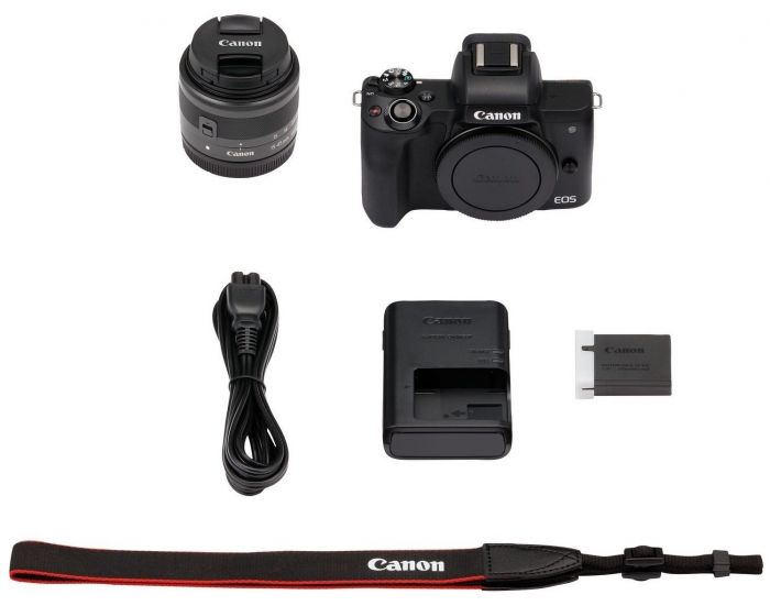 Цифр. фотокамера Canon EOS M50 + 15-45 IS STM Web Kit Black