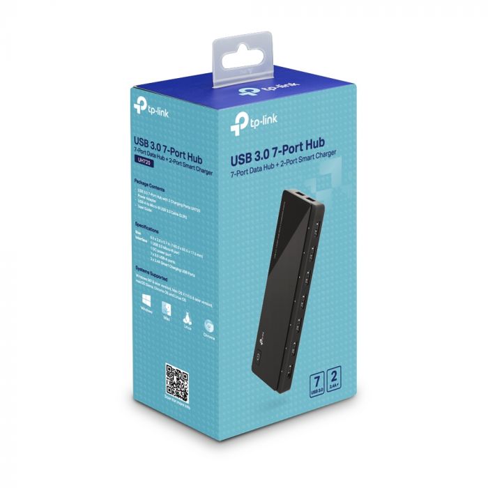USB-хаб TP-LINK UH720 7xUSB3.0 (2xUSB charge ports 12V 4A)