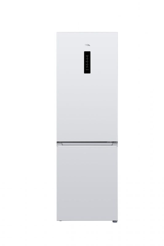 Холодильник з нижн. мороз. камерою TCL RB315WM1110, 185х60х63см, 2 дв., Х- 219л, М- 87л, A+, NF, Білий