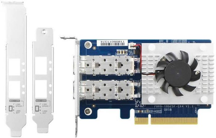 Мережева карта QNAP Dual-port SFP+ 10GbE network expansion card PCIe Gen3 x8
