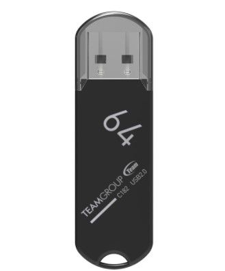 Накопичувач Team  64GB USB 2.0 C182 Black