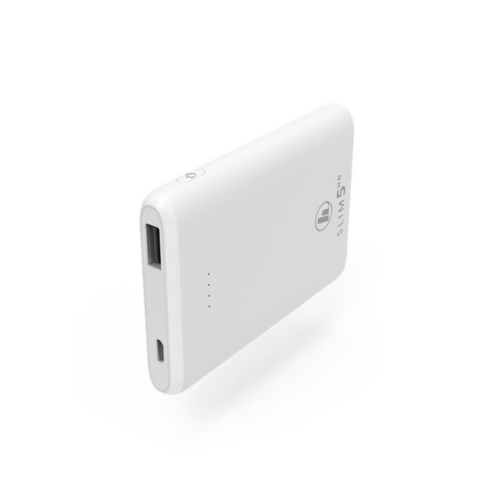 Портативний зарядний пристрій HAMA 5000mAh "SLIM 5HD", white