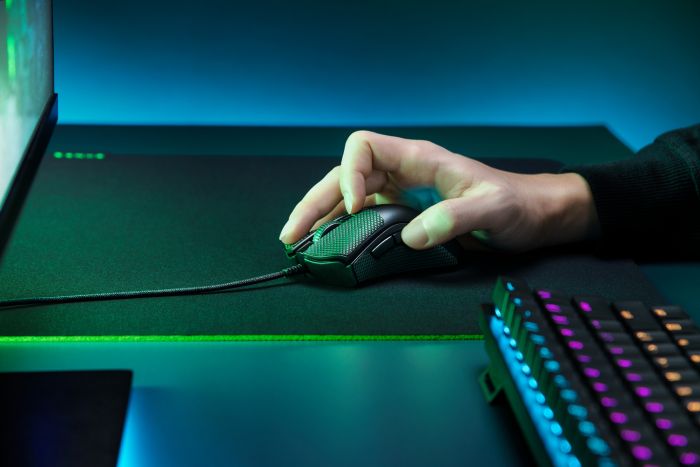 Миша ігрова Razer Deathadder V2 Mini + Mouse Grip Tapes USB RGB Black