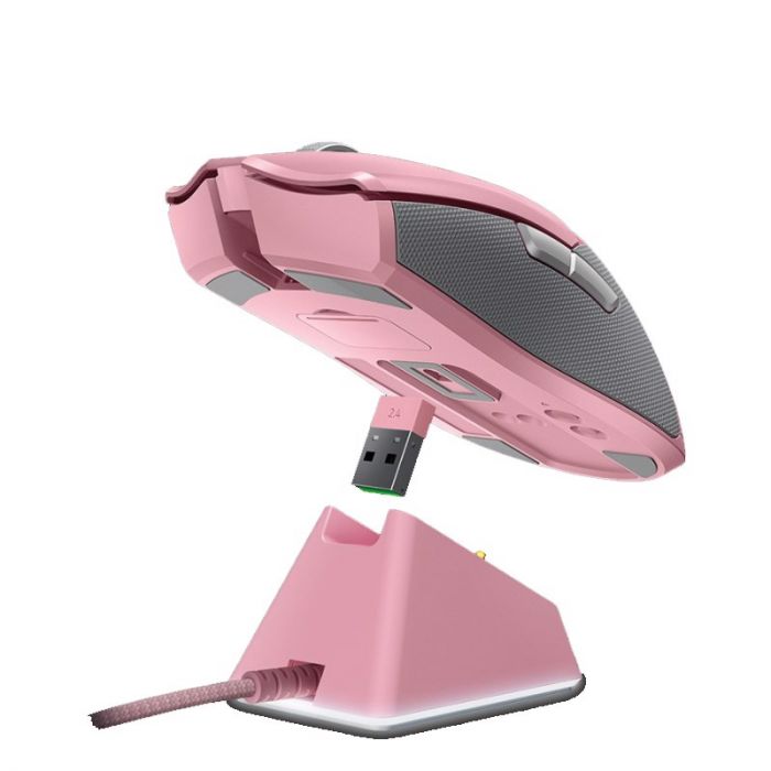 Миша ігрова Razer Viper Ultimate & Mouse Dock Quartz WL/USB RGB Pink