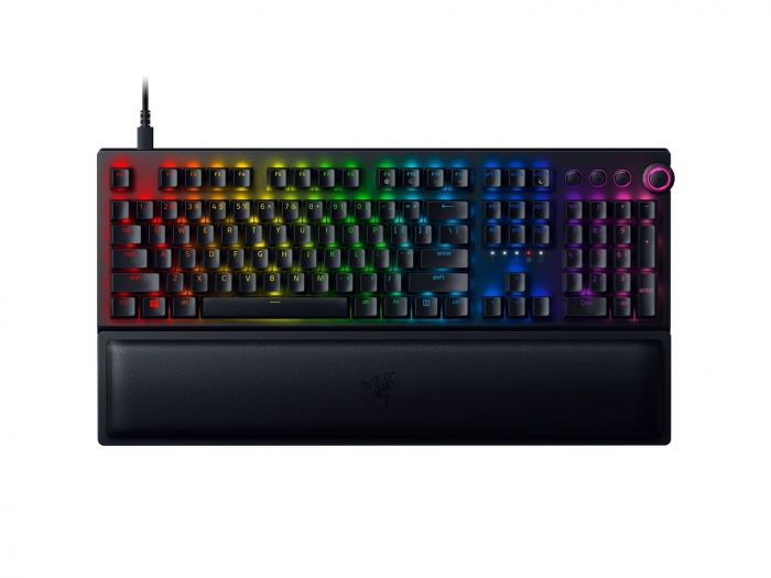 Клавіатура ігрова Razer BlackWidow V3 Pro Green Switch WL/BT/USB RU RGB, Black