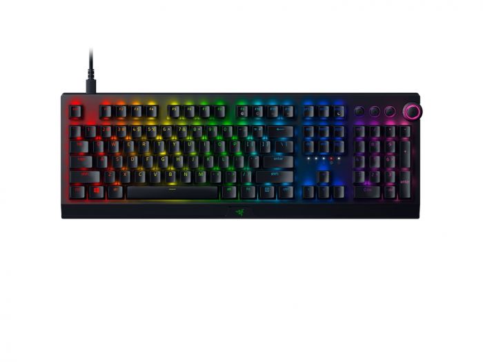 Клавіатура ігрова Razer BlackWidow V3 Pro Green Switch WL/BT/USB RU RGB, Black