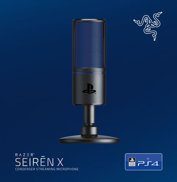 Мікрофон Razer Seiren X PS4 USB Black/blue