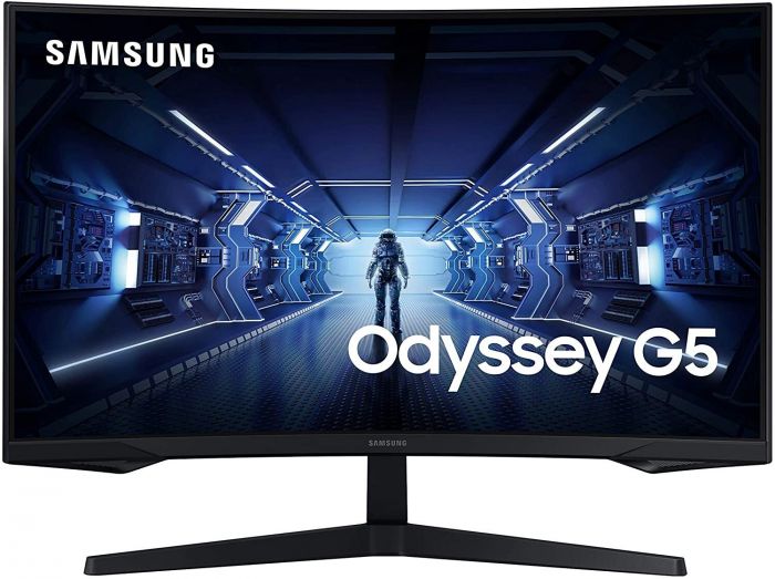 Монітор LCD 27" Samsung Odyssey G5 LC27G55T 2xHDMI, DP, VA, 2560x1440, 144Hz, 1ms, CURVED