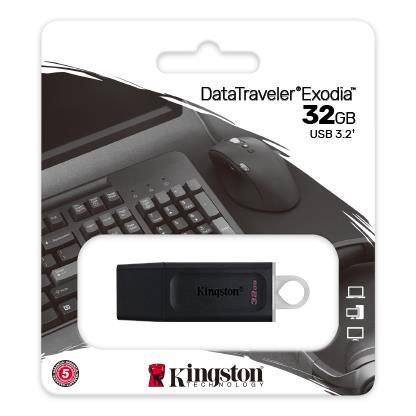 Накопичувач Kingston   32GB USB 3.2 Gen1 DT Exodia